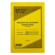 Nyomtatvány pénztárgép napi bevételeinek módosító tételei VECTRALINE A/5 álló 25x2 példányos