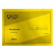 Nyomtatvány pénztárjelentés VECTRALINE A/4 fekvő 25x2 lapos