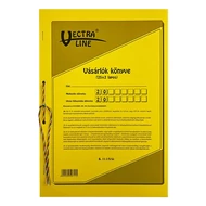 Nyomtatvány vásárlók könyve VECTRALINE A/4 25x2 álló GDPR kompatibilis