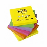 Öntapadós jegyzettömb 3M Post-it R-330-NR Z szivárvány 76x76mm 100 lap 6 tömb neon színek
