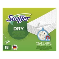 Padlótörlő SWIFFER száraz utántörlő 18 db Padlótörlő SWIFFER száraz utántörlő 18 db