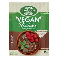 Rizskása CERBONA Vegán gluténmentes étcsokoládés-málnás 45 g