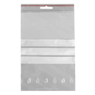 Simítózáras tasak írható felülettel 70x100 100 darabos