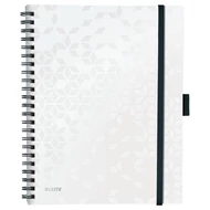 Spirálfüzet vonalas LEITZ Wow A/4 80 lapos Active fehér