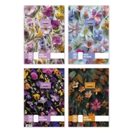 Spirálfüzet kockás Dream Flowers A/5 70 lapos vegyes minták