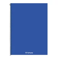 Spirálfüzet kockás FORTUNA Monocolor A/4 70 lapos sötétkék