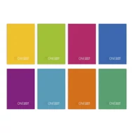 Spirálfüzet kockás One Colour Bright A/5 70 lapos vegyes színek