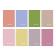 Spirálfüzet sima One Colour Pastel A/5 70 lapos vegyes színek