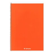 Spirálfüzet vonalas FORTUNA Monocolor A/4 70 lapos narancssárga