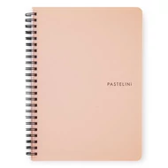 Spirálfüzet vonalas PASTELINI A/5 60 lapos barack