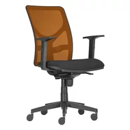 Szék forgó karfás FONTANA +AR 11 narancs BN.4004