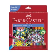 Színes ceruza FABER-CASTELL hatszögletű 60 darabos
