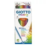 Színes ceruza GIOTTO Stilnovo háromszögletű 12 darabos