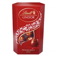 Csokoládé LINDT Lindor Milk tejcsokoládé golyók díszdobozban 200 g