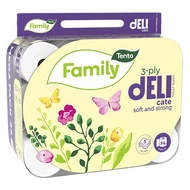 Toalettpapír TENTO Deli fehér 24 tekercses 3 rétegű