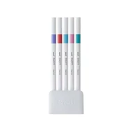 Tűfilc UNI EMOTT 5 darabos 0,4mm (világoslila, korall piros, világoskék, világosrózsaszín, smaragdzöld)