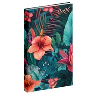 Zsebnaptár REALSYSTEM Picture álló fehér lapos Hibiszkusz 2026.