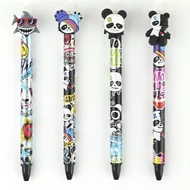 Zseléstoll NEBULO nyomógombos radírozható 0,7 mm Panda II.