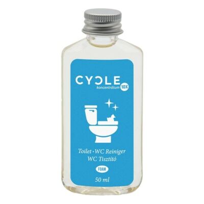 Toalett tisztítóhab CYCLE 10x levendula és menta környezetbarát 50ml