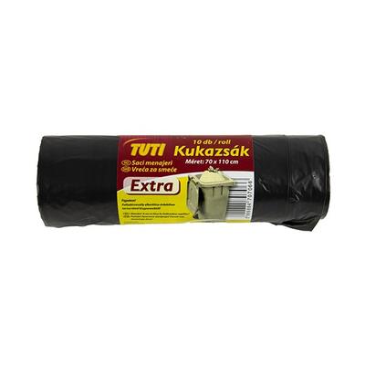 Szemeteszsák TUTI köthető füles 135L 10 db/tekercs
