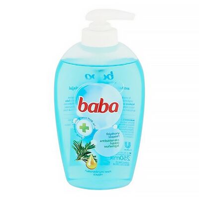 Folyékony szappan pumpás BABA antibakteriális teafaolajjal 250 ml