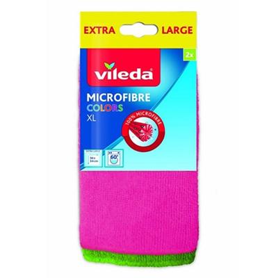 Törlőkendő VILEDA mikroszálas 36x34 cm színes 2 db