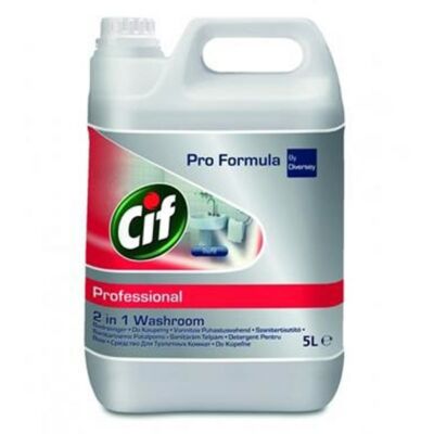 Vízkőoldó szaniter tisztítószer CIF Professional Washroom 2in1 5L