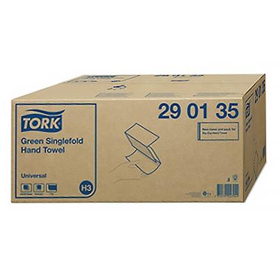 Kéztörlő TORK Singlefold  Universal  H3 "Z" hajtogatású 1 rétegű zöld