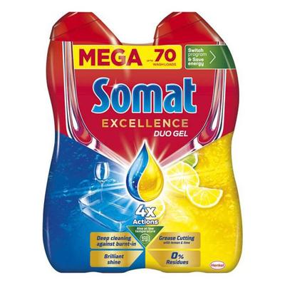 Mosogatógép gél SOMAT Gel Hygiebe 2 x 660 ml 70 mosás