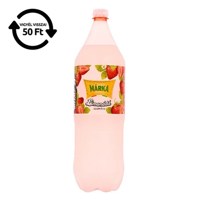 Üdítőital szénsavas MÁRKA Limonádé szamóca 2L DRS