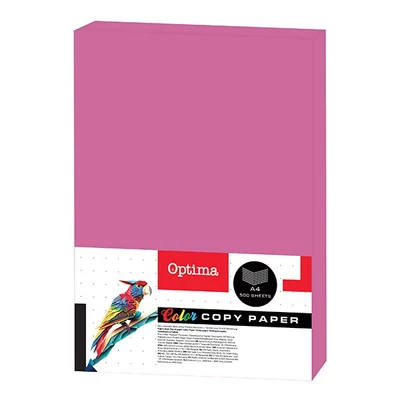 Fénymásolópapír színes OPTIMA A/4 80 g rózsaszín 500 ív/csomag