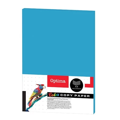 Fénymásolópapír színes OPTIMA A/4 80 g türkiz 100 ív/csomag