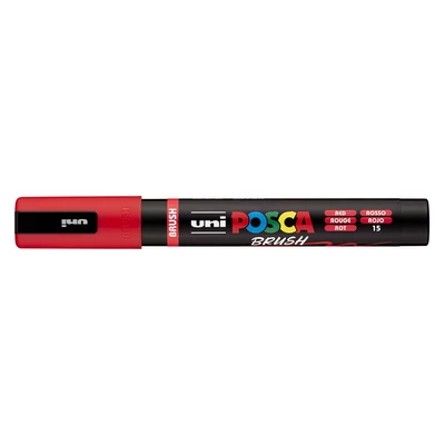 Filctoll UNI Posca PC-5BR ecsethegyű piros