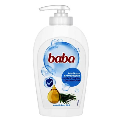 Folyékony szappan pumpás BABA antibakteriális eukaliptusz 250 ml