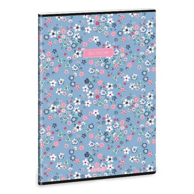 Füzet sima ARS UNA A/4 40 lapos Extra kapcsos Pearl Blossom Blue