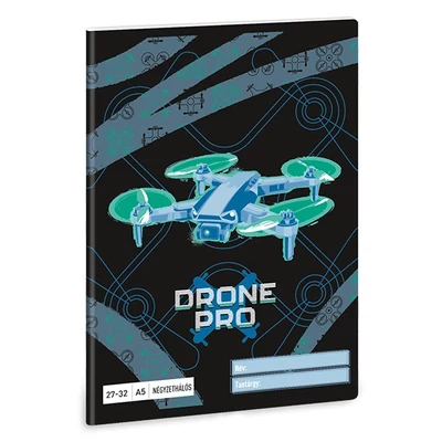 Füzet kockás ARS UNA A/5 32 lapos 27-32 Drone Pro