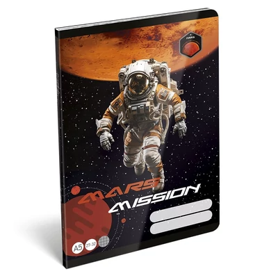 Füzet kockás LIZZYSULI A/5 32 lapos 27-32 Mars Mission