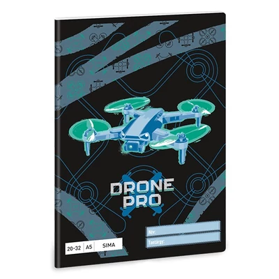 Füzet sima ARS UNA A/5 32 lapos 20-32 Drone Pro