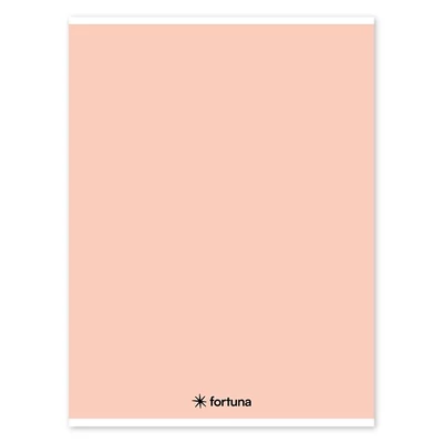 Füzet vonalas FORTUNA Monocolor A/4 32 lapos pasztell barack