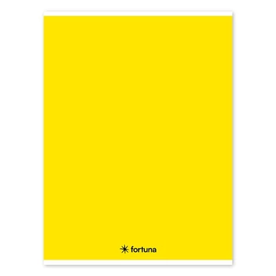 Füzet vonalas FORTUNA Monocolor A/4 32 lapos sárga
