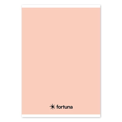 Füzet vonalas FORTUNA Monocolor A/5 32 lapos pasztell barack