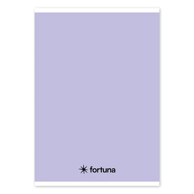 Füzet vonalas FORTUNA Monocolor A/5 32 lapos pasztell lila