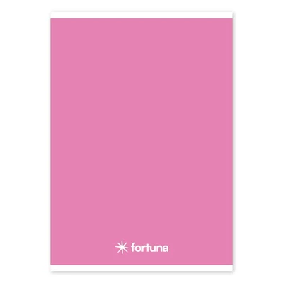 Füzet vonalas FORTUNA Monocolor A/5 32 lapos rózsaszín