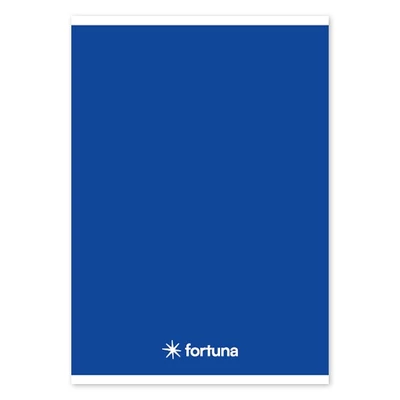 Füzet vonalas FORTUNA Monocolor A/5 32 lapos sötétkék