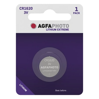 Gombelem AGFAPHOTO Lithium CR1620 1 darabos