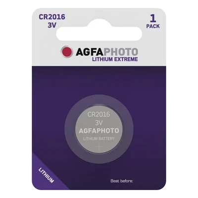Gombelem AGFAPHOTO Lithium CR2016 1 darabos
