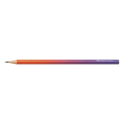 Grafitceruza FABER-CASTELL Flow piros-lila B háromszögletű