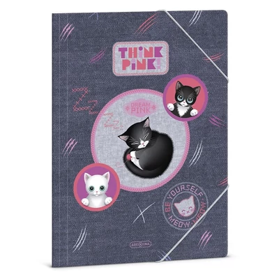 Gumis mappa ARS UNA A/4 Think Pink 5519