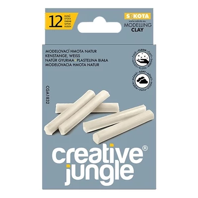 Gyurma CREATIVE JUNGLE grey natúr 12 darabos