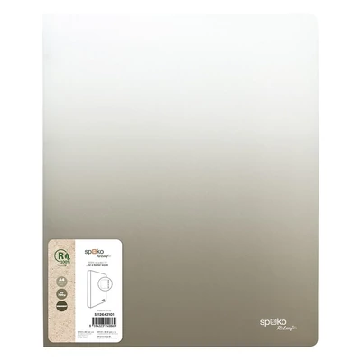 Gyűrűskönyv SPOKO ReLeaf Gradient PP A/4 20 mm 4 gyűrű szürke